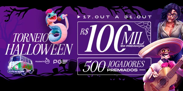 Torneio Pragmatic e PG Halloween: jogue no H2bet e concorra a R$100 mil em prêmios