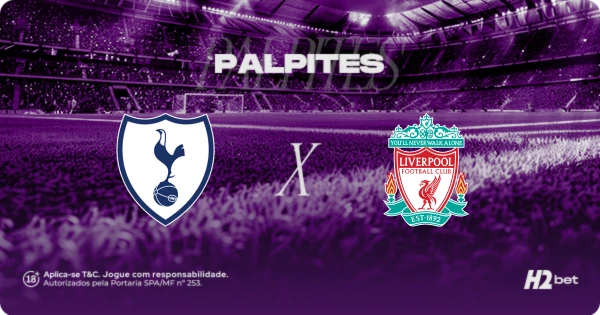 Tottenham x Liverpool: palpites, odds e análise para esta partida da Premier League